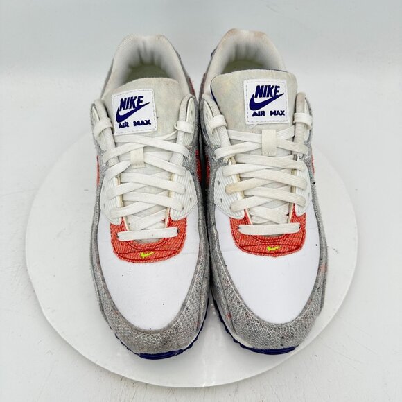 Nike Air Max 90 Men Size 10 CT1685-100 Infrared Black Cool Grey Training Shoes - Picture 3 of 12